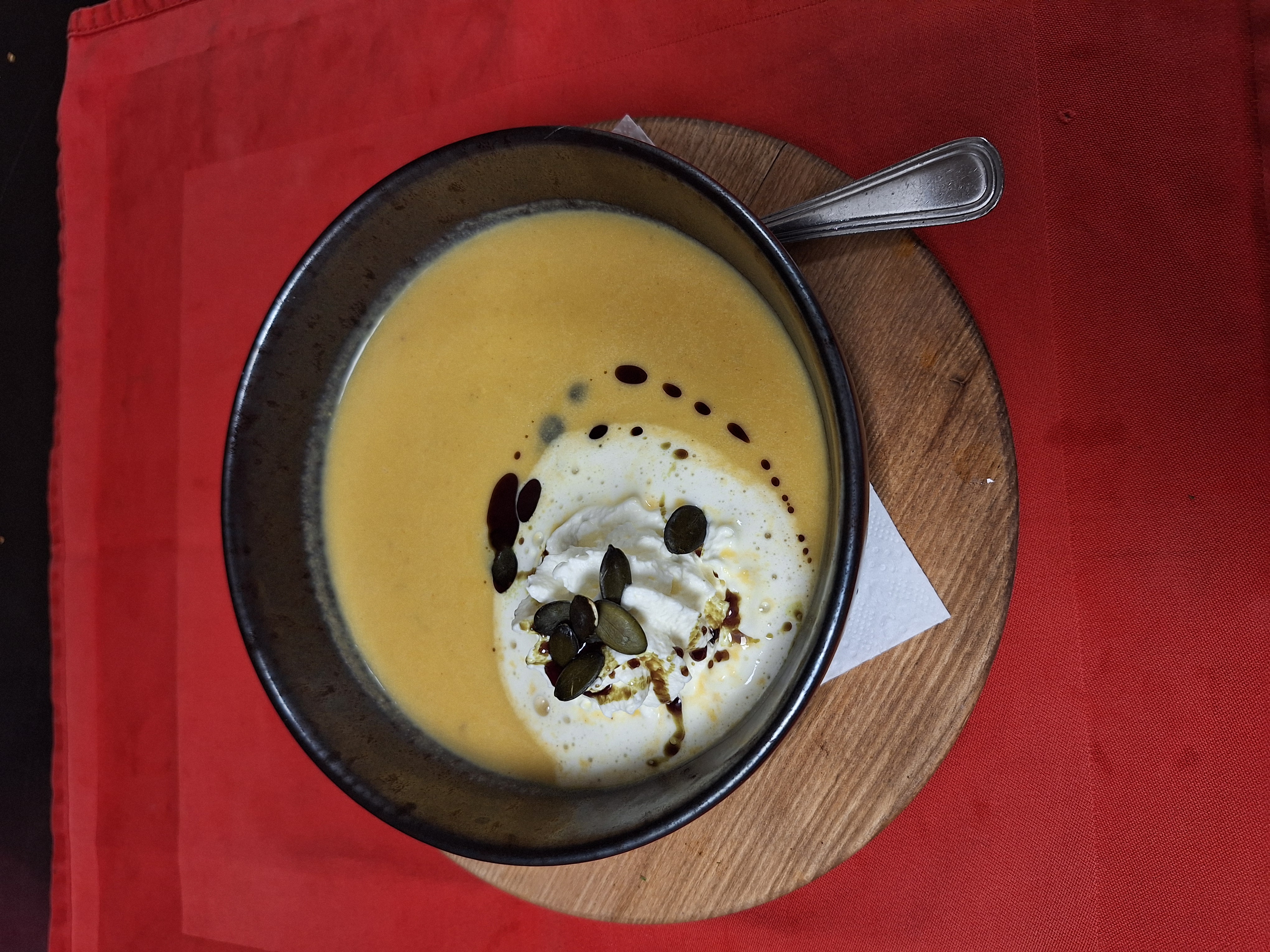 Kürbis-Ingwercremesuppe